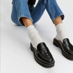 NWT black reformation Angie Loafer mules